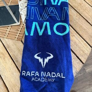 Rafa Nadal Academy Blue Towel original from his Academy in Manacor